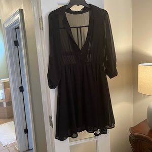 Black boutique dress